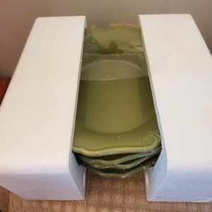 NIB Princess House Pavillion Collection #1442 Olive Pasta Bowl  Set